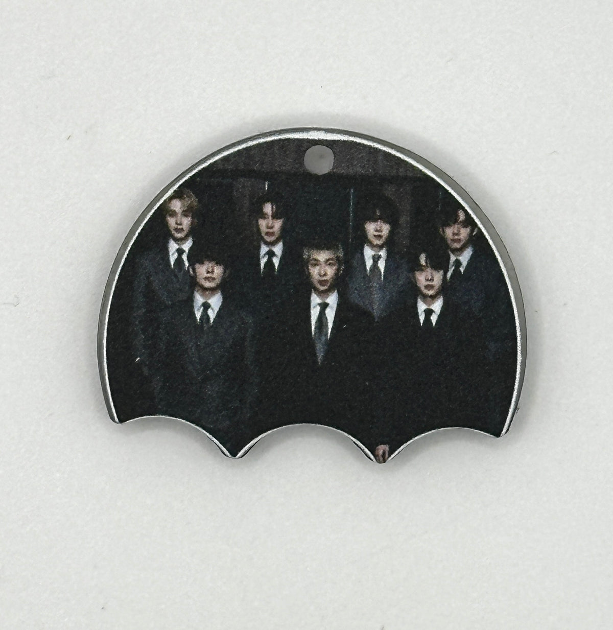 Customizable BTS-inspired keychain