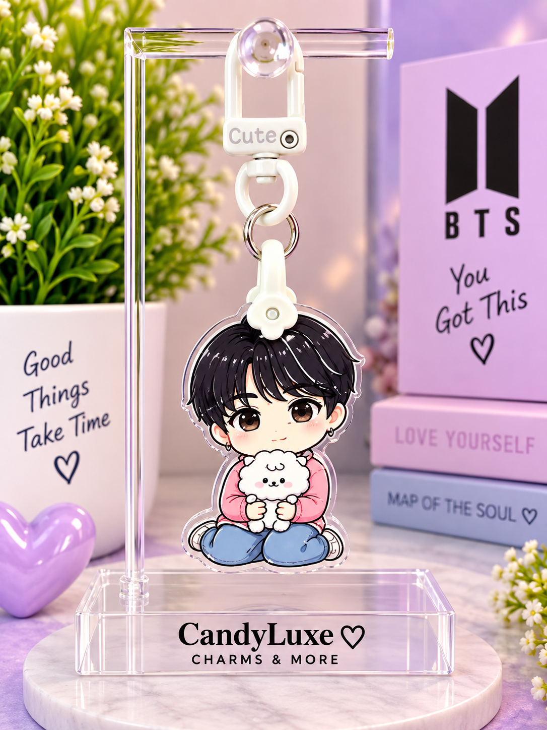 BTS-Inspired Chibi Acrylic Keychain